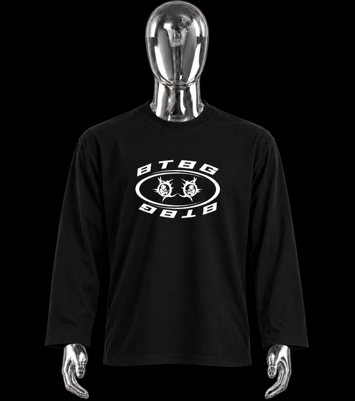 BTBG Core Logo Black Long Sleeve
