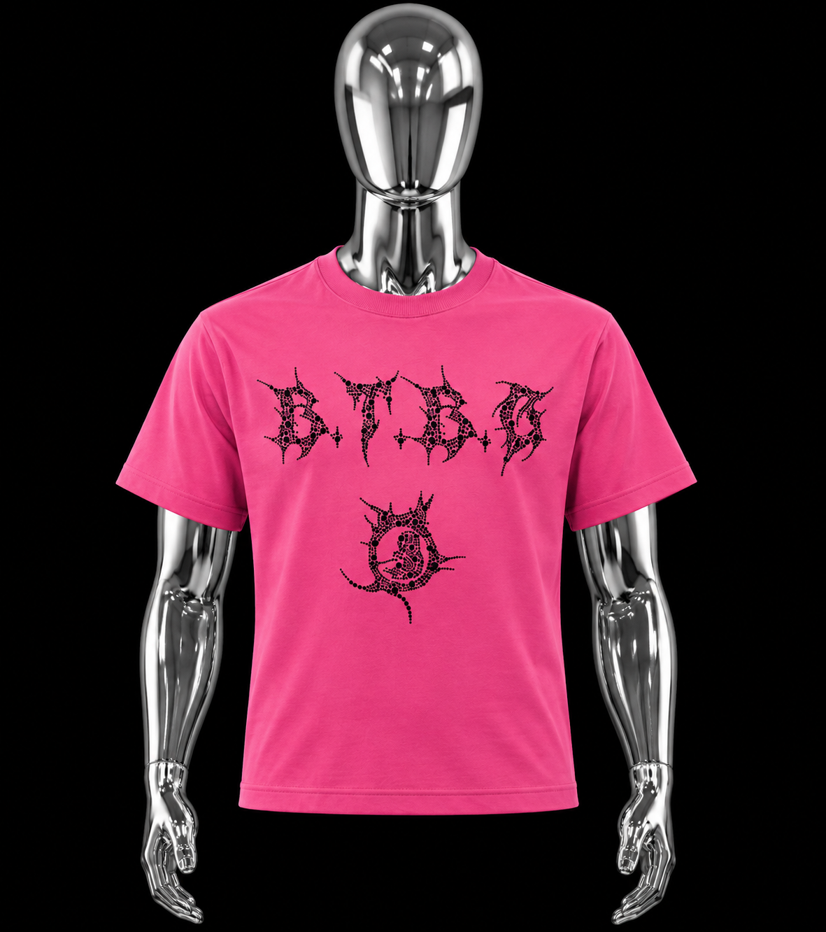 BTBG Signature Black Rhinestone Pink Set