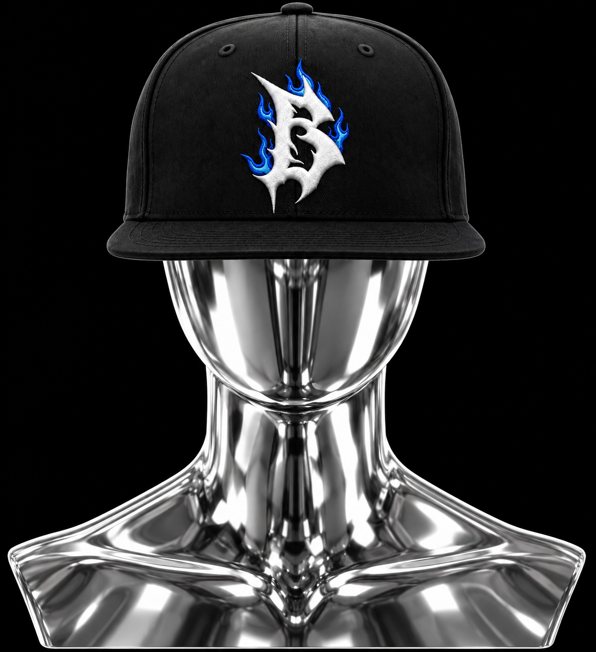 BTBG "On Fire" Blue Flames Hat